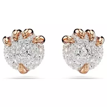 Серьги-Гвоздики «Дракон и Феникс» Swarovski