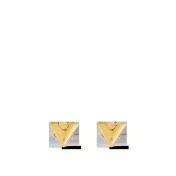 Серьги-гвоздики Essential V Louis Vuitton, золотой
