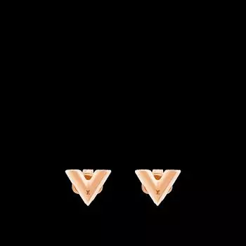 Серьги-гвоздики Essential V Louis Vuitton, розовый