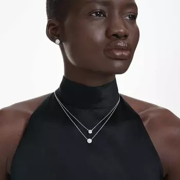 Серьги-Гвоздики Eternity Halo Swarovski