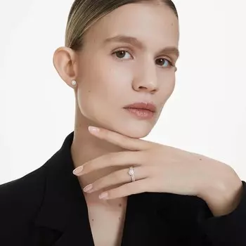 Серьги-Гвоздики Eternity Halo Swarovski