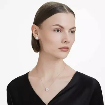 Серьги-Гвоздики Eternity Halo Swarovski