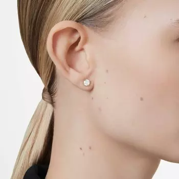 Серьги-Гвоздики Eternity Solitaire Swarovski