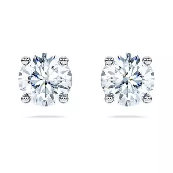Серьги-Гвоздики Eternity Solitaire Swarovski