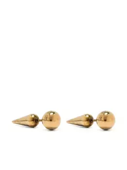 Серьги-гвоздики JIL SANDER, золотой