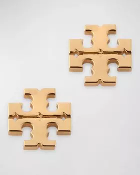 Серьги-гвоздики Кира, 8 мм Tory Burch, цвет Tory Gold