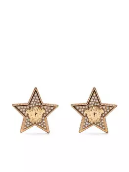 Серьги-гвоздики Medusa Star Versace, золотой
