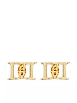 Серьги-гвоздики с логотипом Dsquared2, золотой