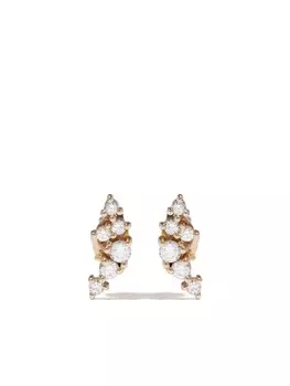 Серьги-гвоздики Sea of Beauty из желтого золота с бриллиантами Mizuki, золотой