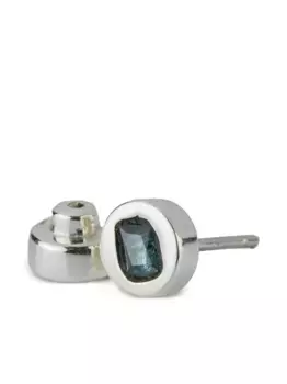 Серьги-гвоздики Tiny Parts of Four, серый