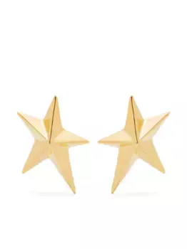 Серьги-гвоздики в форме звезд Mugler, золотой