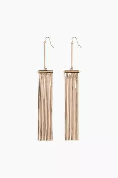 Серьги H&M A/W 2024 Fringe-detail, золотистый