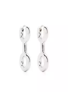 Серьги-хагги Binary Chain Charlotte Chesnais, серебяный