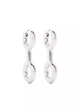 Серьги-хагги Binary Chain Charlotte Chesnais, серебряный