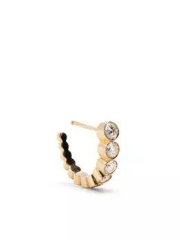 Серьги-хагги из желтого золота с бриллиантами Sophie Bille Brahe, золотой
