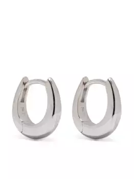 Серьги-хаги из стерлингового серебра Tom Wood, серебяный