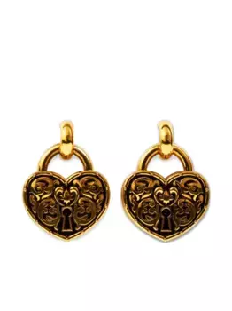 Серьги Heart Padlock ETRO, золотой