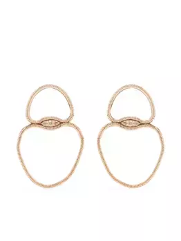 Серьги из розового золота с бриллиантами Fernando Jorge, золотой