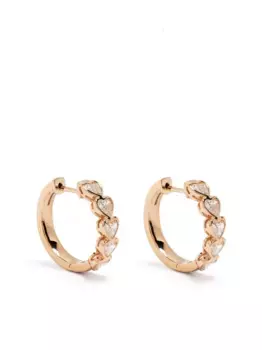 Серьги из розового золота с бриллиантами Anita Ko, золотой