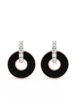 Серьги из розового золота с бриллиантами PONTE VECCHIO, розовый