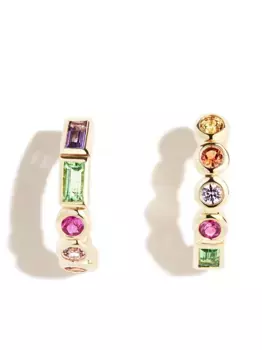 Серьги из желтого золота с камнями Yvonne Lon, золотой