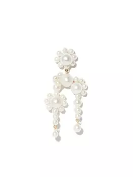 Серьги из желтого золота с жемчугом Sophie Bille Brahe, золотой