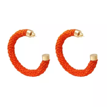 Серьги Jacquemus, светло-оранжевый