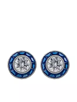 Серьги Juwelina Paris, украшенные кристаллами, серебряный