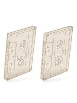 Серьги-капельки с кассетной лентой AMBUSH, серебряный