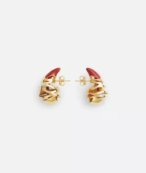 Серьги-капли Bottega Veneta