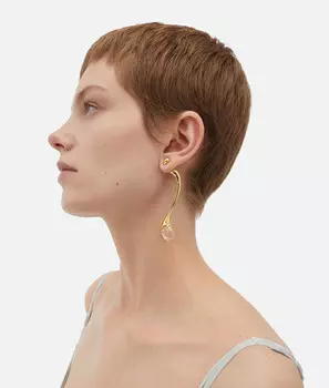 Серьги-капли Bottega Veneta