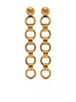 Серьги-капли Jil Sander, золотой