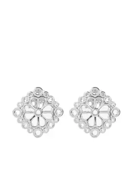 Серьги Kate Spade Flower Lace, серебряный