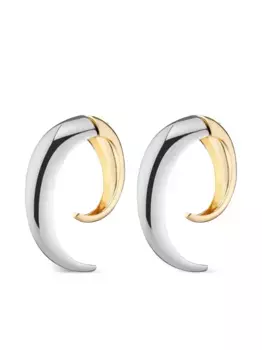 Серьги Kiki DEMARSON New York, серебяный