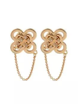 Серьги Кира Кловер Tory Burch, золотой