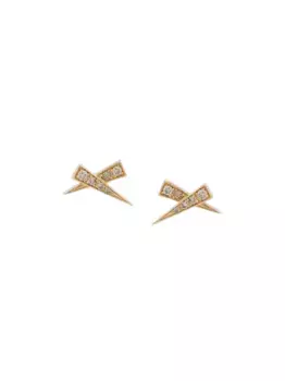 Серьги Kiss из желтого золота с бриллиантами Daou, золотой