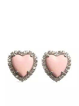 Серьги-клипсы Coeur Hyperbole Valentino Garavani, серебряный