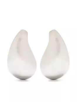 Серьги-клипсы Drop Courrges, серебряный