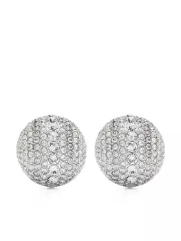 Серьги-клипсы Sublima Swarovski, серебряный