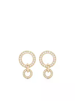 Серьги-кольца Canis YG из желтого золота с бриллиантами Spinelli Kilcollin, золотой