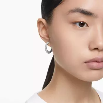 Серьги-Кольца Dextera Swarovski