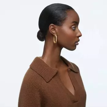 Серьги-Кольца Dextera Swarovski