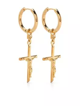 Серьги-кольца DNA с подвеской Dolce & Gabbana, золотой