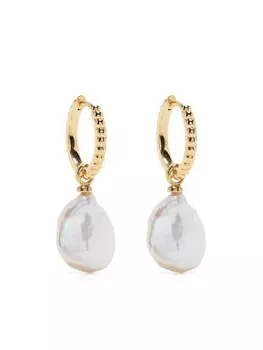 Серьги-кольца Dotty Keshi Luna DOWER AND HALL, золотой