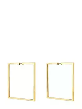 Серьги-кольца Foundation из желтого золота Cadar, золотой