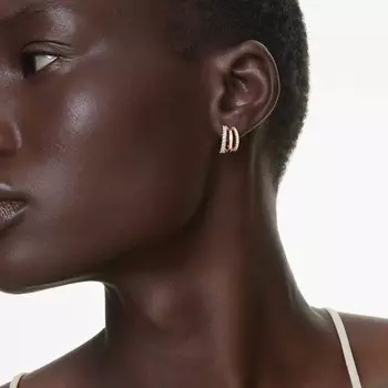 Серьги-Кольца «Гипербола» Swarovski