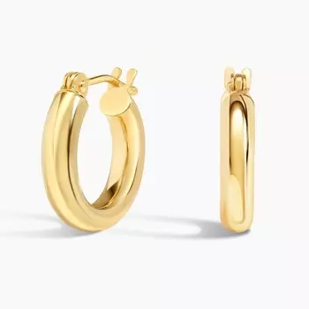 Серьги-Кольца Huggie Perfect 3 мм Brilliant Earth