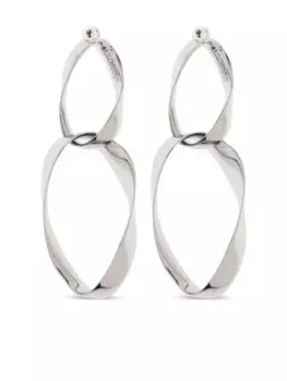 Серьги-кольца ISABEL MARANT, серебряный
