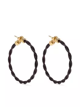 Серьги-кольца Love Twist Charriol, золотой