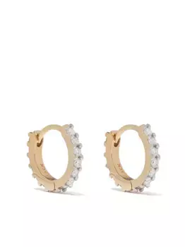 Серьги-кольца Madame из желтого золота с бриллиантами Maria Black, золотой